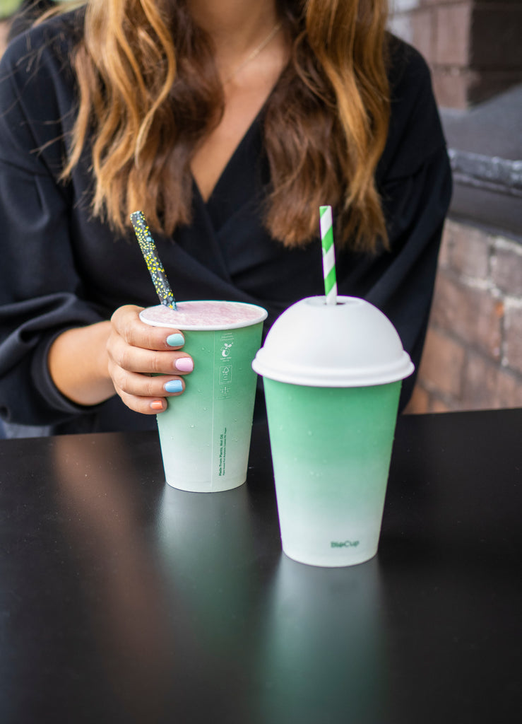 Green Paper Cold BioCups