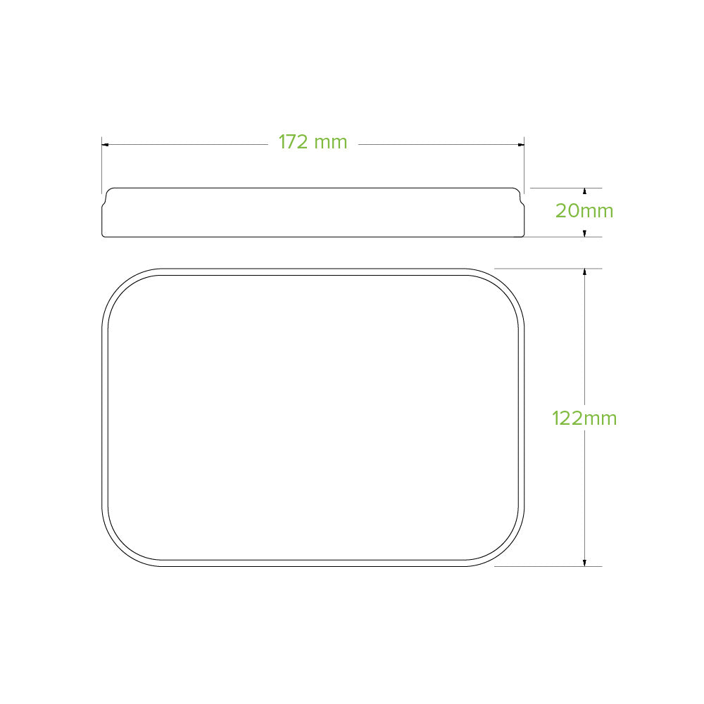 Paper BioBoard Rectangular Containers – Paper Lane Packaging NZ