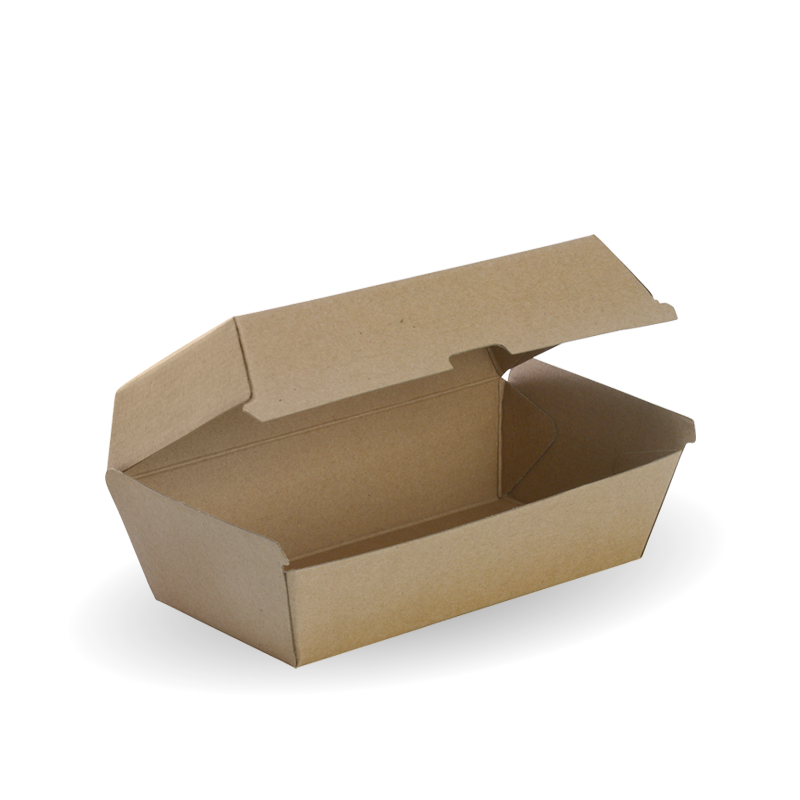 BioPak Disposable Kraft Regular Snack Box