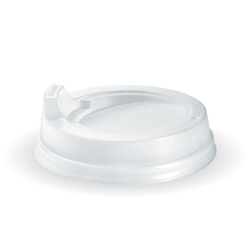 BioPak 6-12(80mm)oz BioCup PS Small Sipper Recyclable Lid